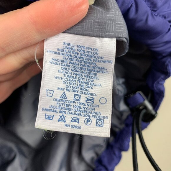 Vintage Y2K Lands’ End Men’s Goose Down Puffer Vest Gorpcore Retro Sz Large - Picture 7 of 7